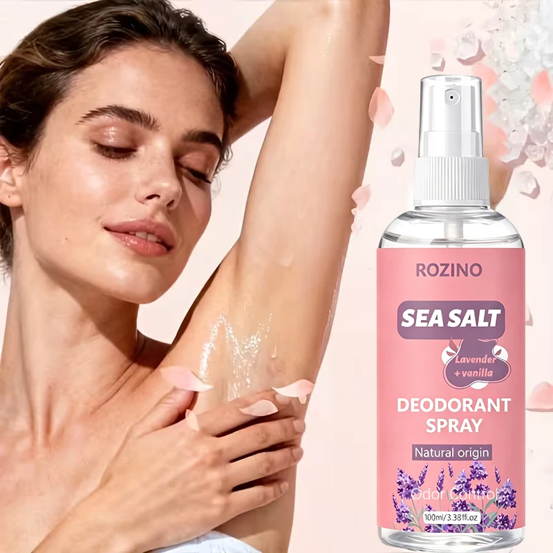 Rosemary and Lavender Women's Fragrance Spray, Women's Deodorant for Underarms, Body, and Hair Odor Control and Protection, Romantic Vase-Shaped Portable Design, Multifunctional Cherry Blossom Body Spray, a Must-Have Item for Birthdays, Holidays, and Parties