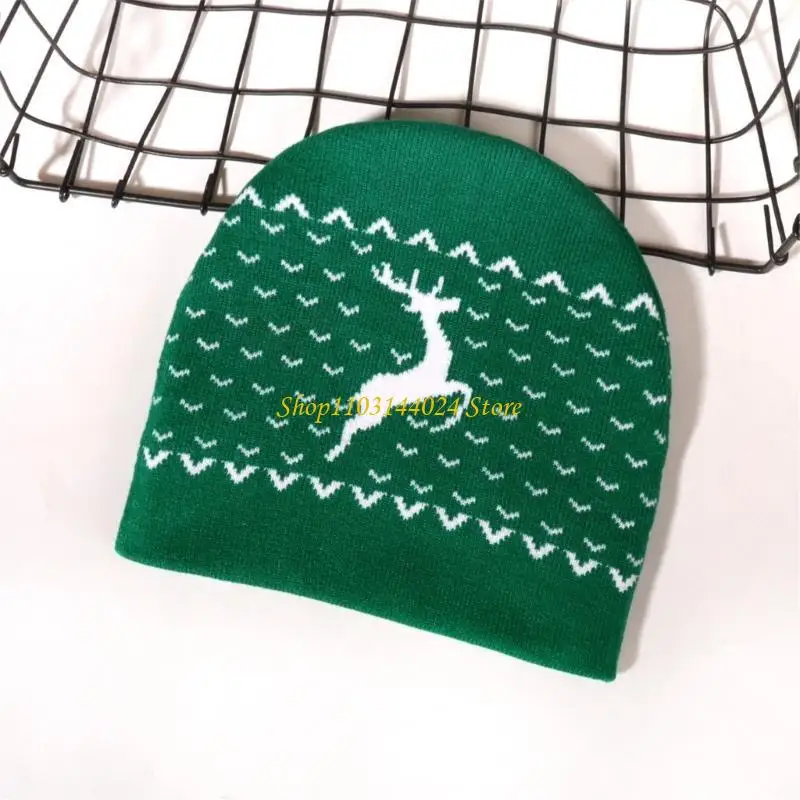 N5KE Christmas Snowflake Winter Hat Warm Comfortable Children Hat Fashionable Winter