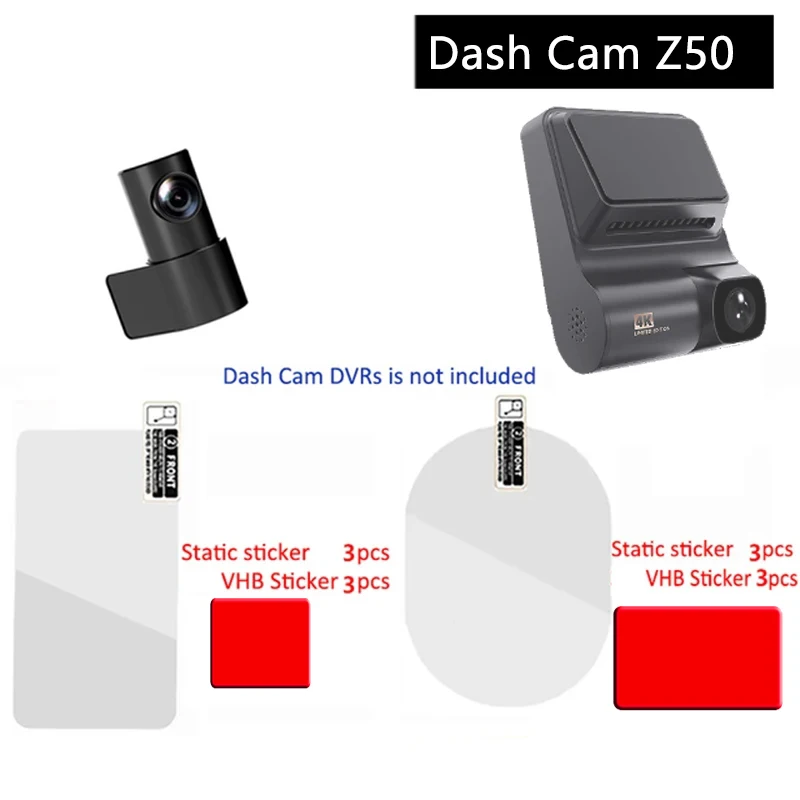 For DDPAI Dash Cam Z50 Mount Static Stickers for DDPAI Car DVR