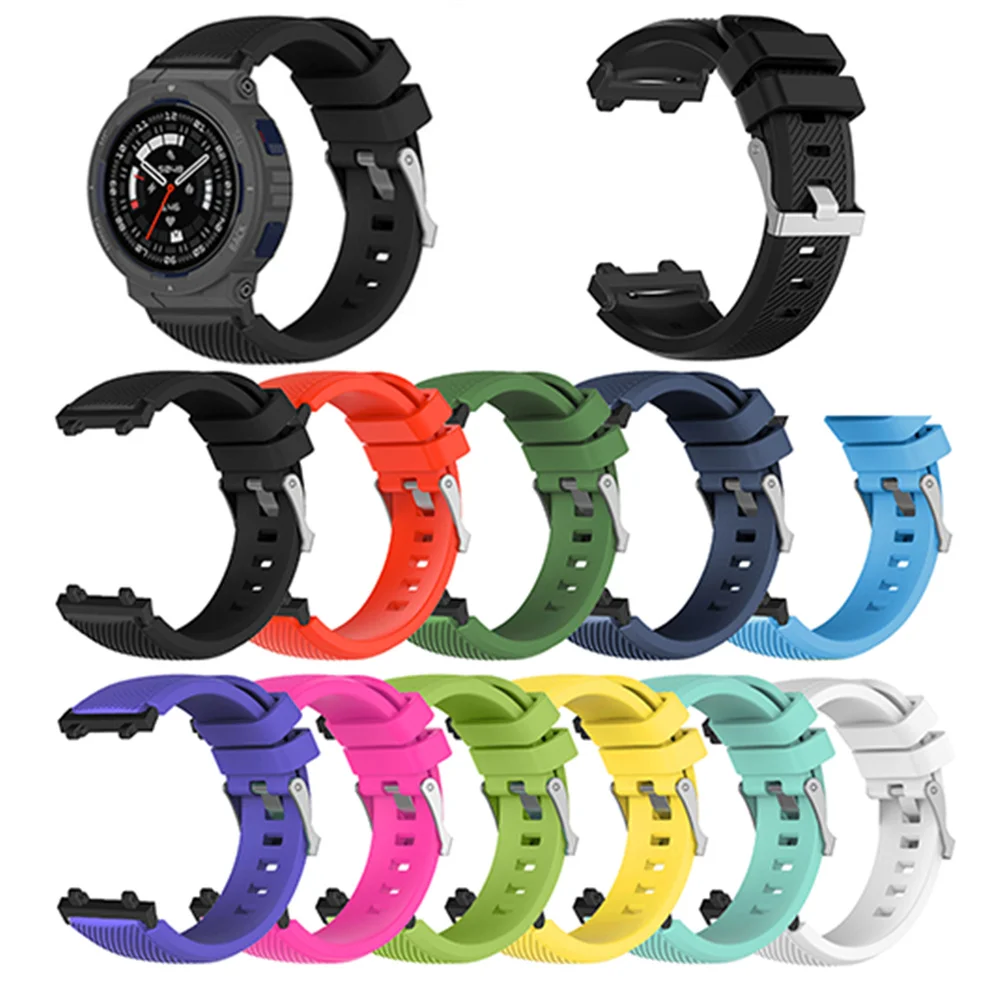 Suitable For Huami Silicone Watch Strap Compatible With Amazfit Active Edge A2212 Waterproof And Sweatproof Durable And Reliable