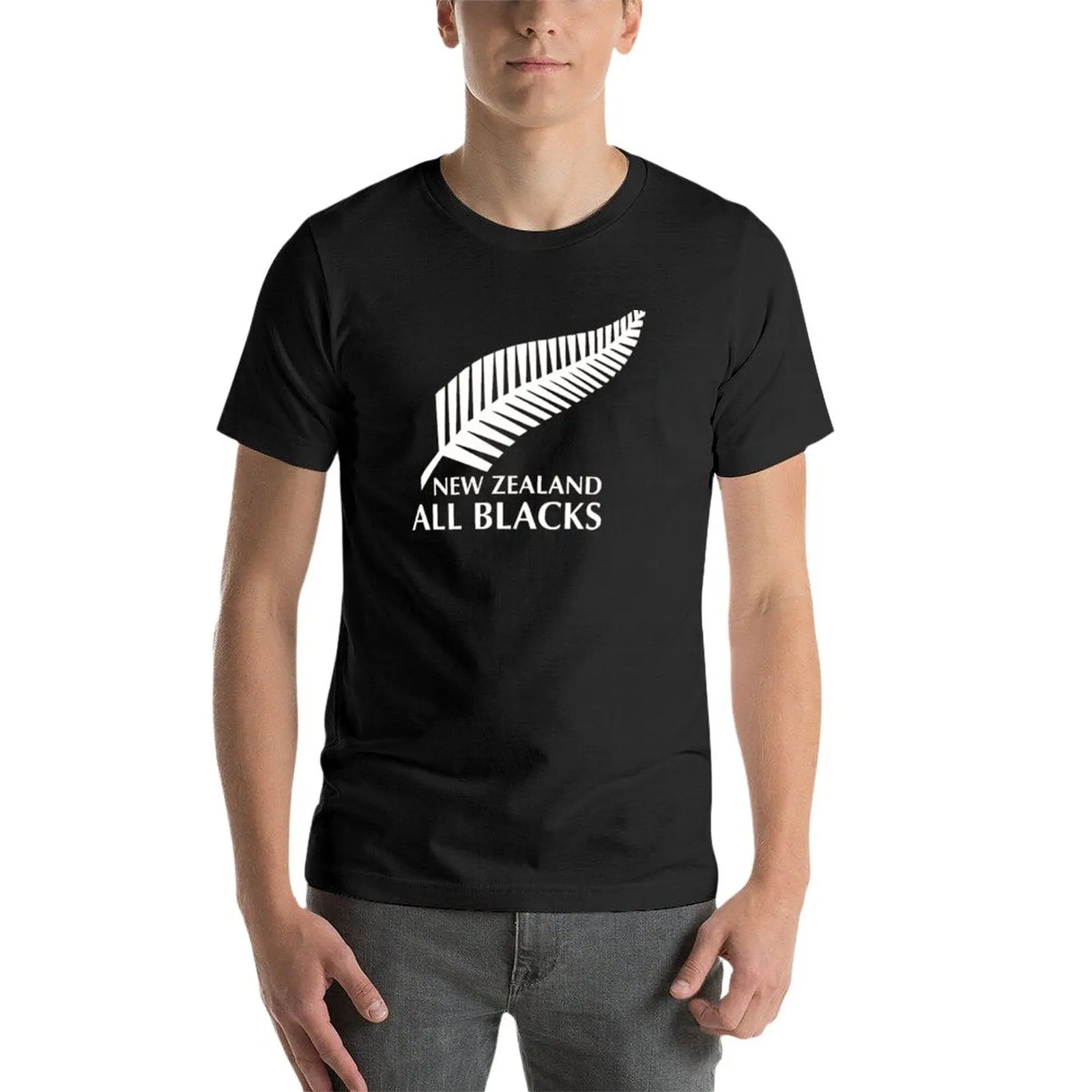 All Blacks Rugby T-Shirt anime clothes Tee shirt cute tops tops mens clothes