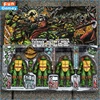 2025年新作 ネカ TMNT バック・トゥ・ニューヨーク アニメ フィギュア レオ ラファエル ドン マイキー アクションフィギュア 15cm 子供 おもちゃ カスタム 誕生日プレゼント 1