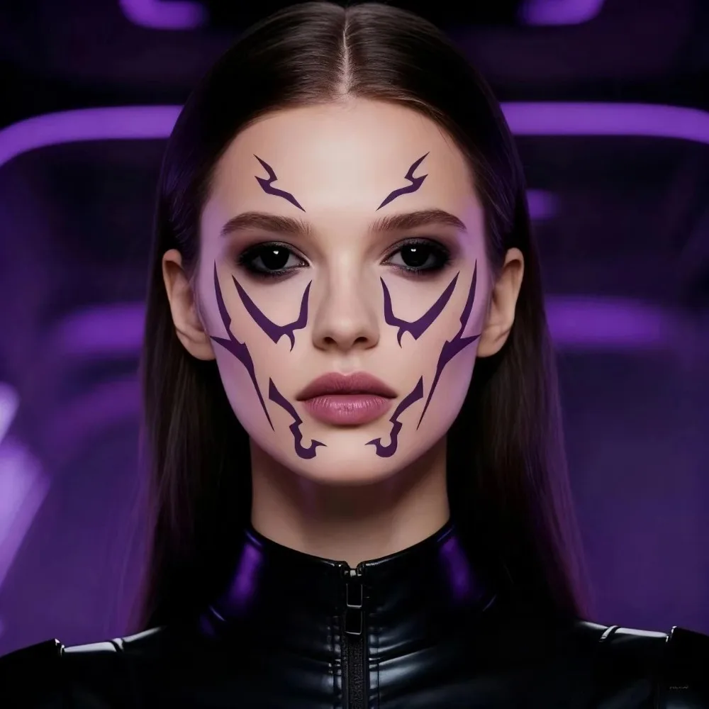 Kpop Huntrix Mira Zoey Rumi Sajaboys أزياء تنكرية الدعائم Kawaii لطيف Jirai Kei المؤقتة الوشم ملصق حفلة يومية للهالوين