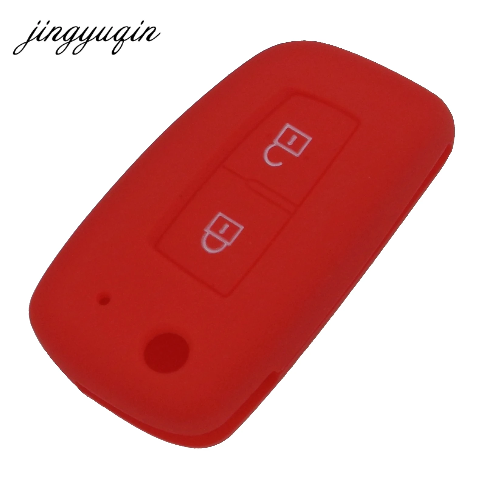 Jingyuqin 2 Nút Silicone Chìa Khóa Ô Tô Cho Xe Nissan Qashqai X-Đường Mòn Thủy Tinh Murano Maxima Altima Juke Nhiệm Vụ Livina Tiida nismo Fob Ốp Lưng