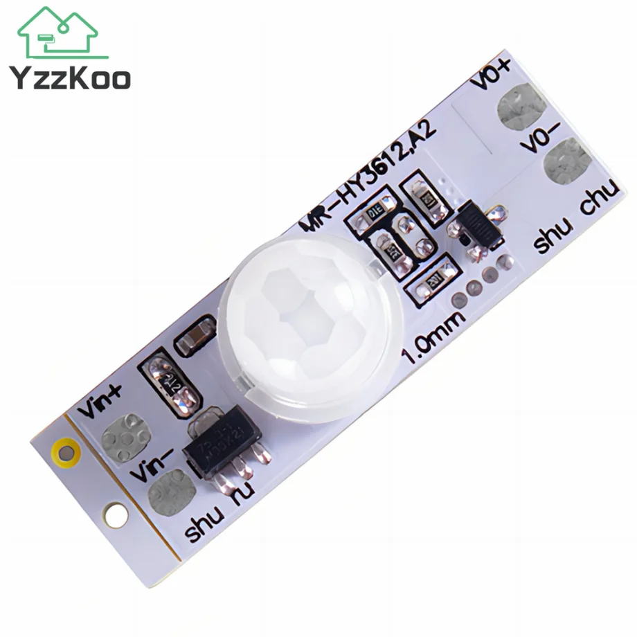 YzzKoo DC 12V 24V Ceiling PIR Motion Sensor Switch Module 3A IR Infrared Induction Body Sensor Detector Controller Switch