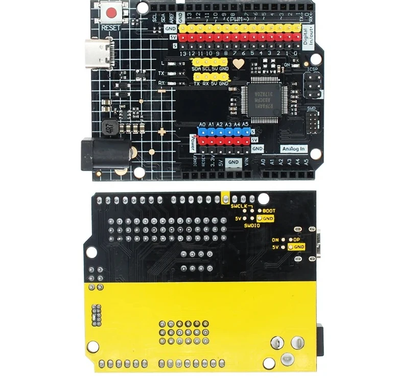 UNO R4 Minima/versión wifi Arduino programación controlador de aprendizaje placa de desarrollo kit de inicio IoT