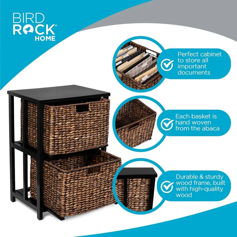 ملف من طبقتين مع سطح خشبي - خزانة ملفات، تخزين المكاتب المنزلية، منضدة، منظم خشبي مزخرف |   مكتب، طاولة حديثة