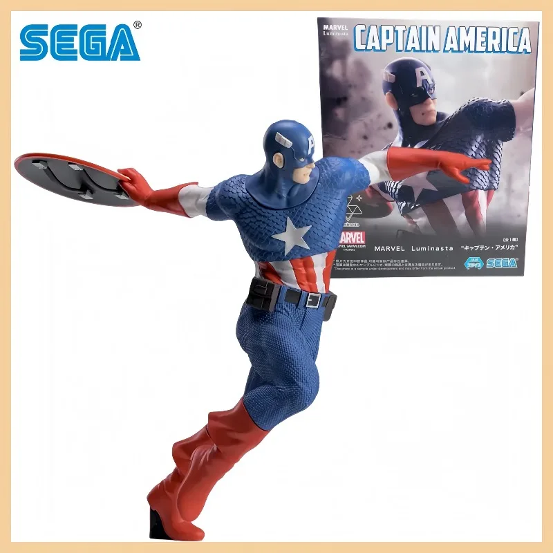 

【In Stock】SEGA Original Luminasta Captain America Collection Series Model Decoration Garage Kit Model Toys Gift Collection