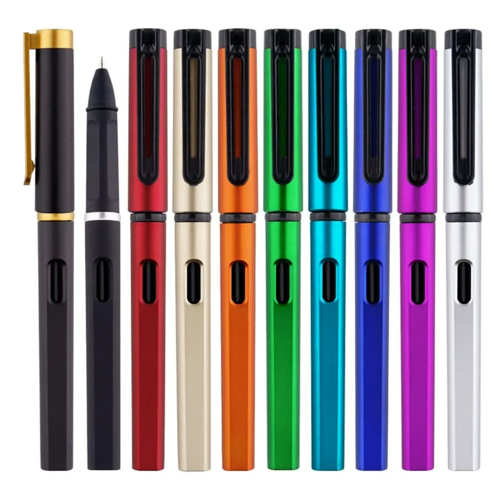 0.5MM Black Ink Gel Pen Simple Quick Drying Correct Posture Writing Signature Pen Smooth Writing Calligraphy Pen Gift