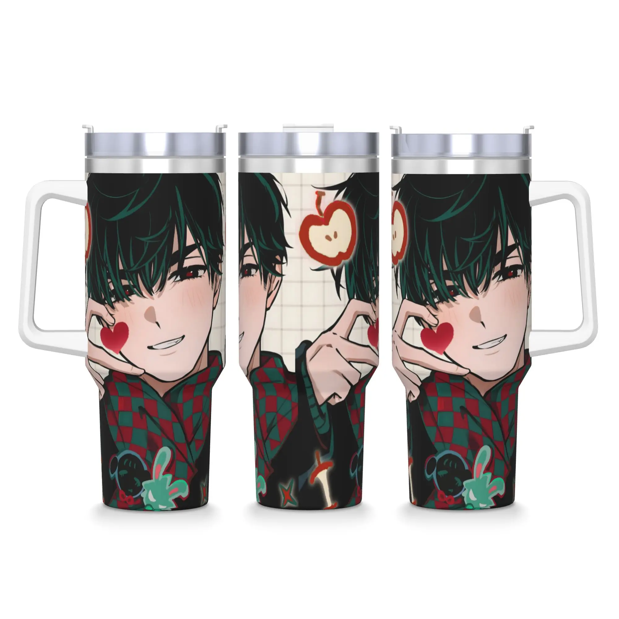 40OZ Stainless Steel Tumbler Aliens Stages Anime Thermal Mug  Keep Heat Hot Drinks Mugs Cup Travel Water Bottle