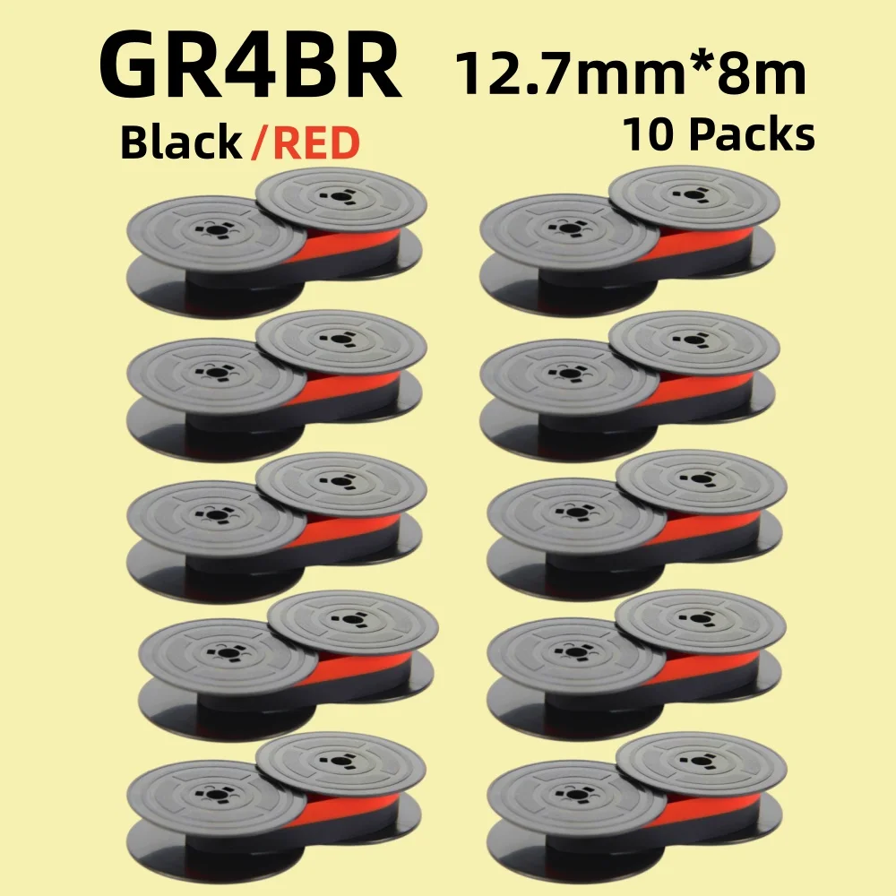 10PK 12.7mm*8m Universal Red and Black Ribbon GR4BR olivetti lettera 25 32 22 82 112 valentine Typewriter Printer