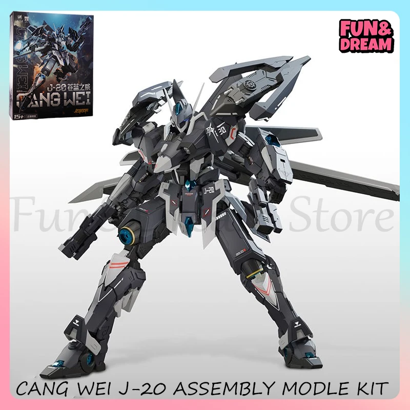 XIWANSHE CANG WEI J-20 Aviation Fighter Model Kit CANGWEI J20