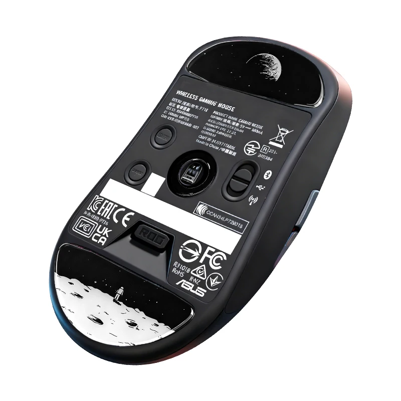 

UCONS Glass Mouse Skates for ROG HARPE ACE MINI Mouse Feet Pads Smooth Durable Slim 2.5D Curved Edge Game Mouse Accessories