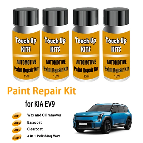 Car Paint Repair Kit for KIA EV9 Touch-Up Set Paint Scratch Remover Automotive Paint Care Accessories Black White