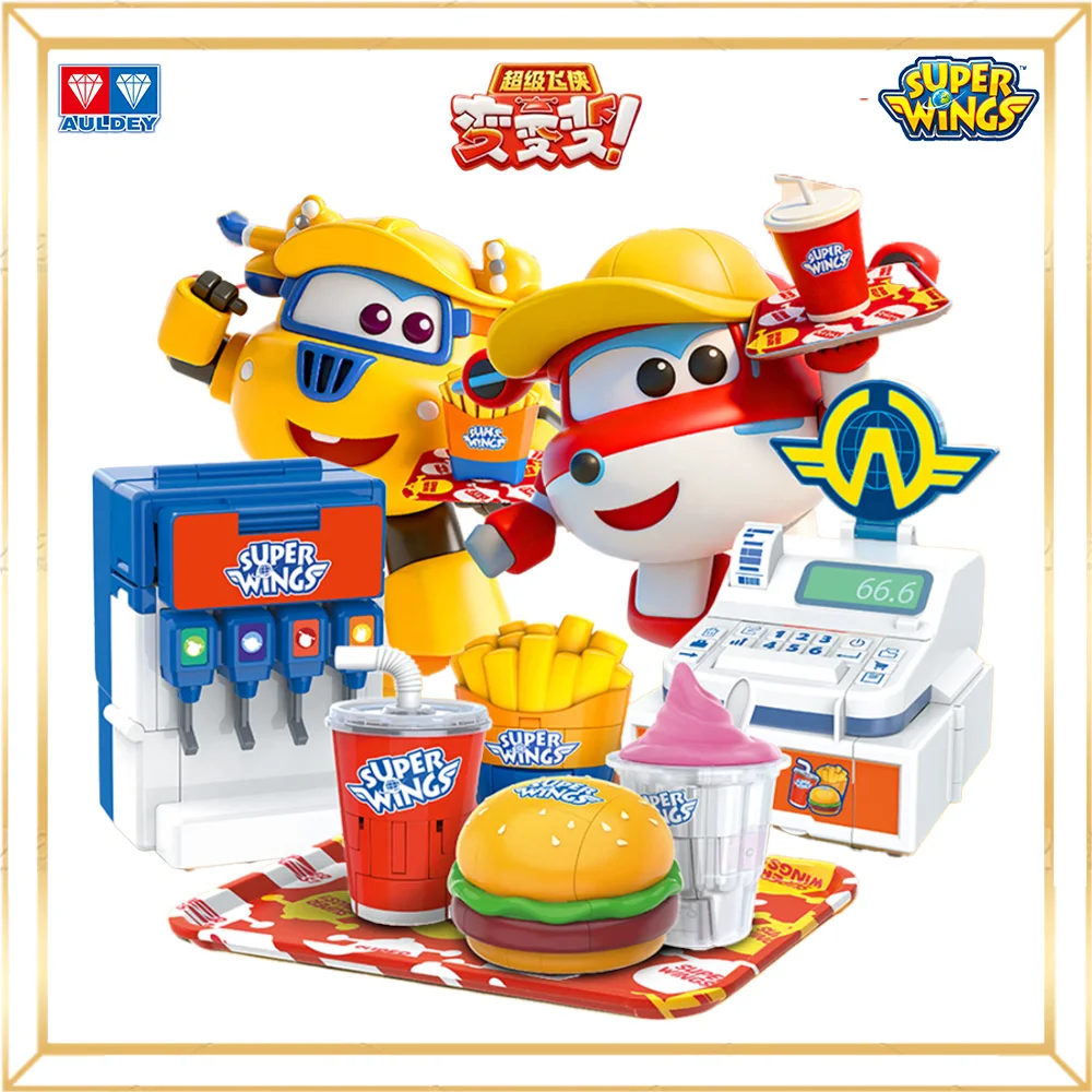 

AULEDY Super Wings Toys Transformable Harness Hangar Full Characters Transforming Robot Toys Jett Golden Boy Action Figure Gifts