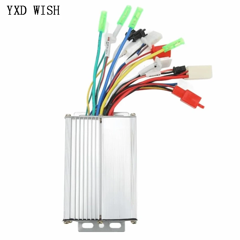 Electric Bike Brushless DC Motor Controller 36V/48V 350W For Electric Bicycle E-Bike Scooter Brushless Motor Speed Controller