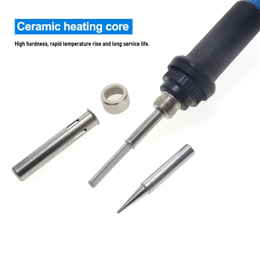 Adjustable Temperature Electric Soldering Iron 220V 110V 60W Welding Solder Rework Station Heat Pencil Tips Repair Tools