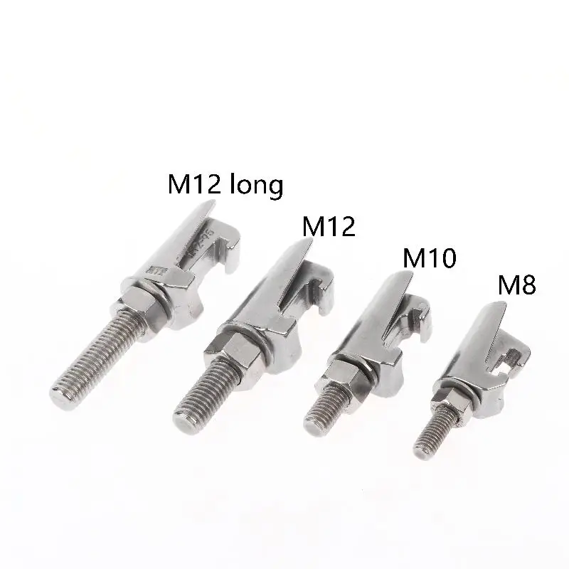 M8/10/12 ISO Double Claw Clamp Vacuum Flange Stainless Steel Vacuum Clamp Screw