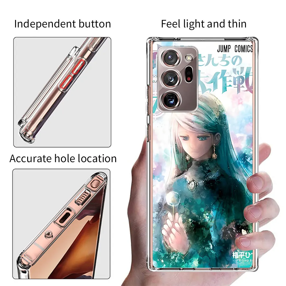 Mission Yozakura Family Case for Samsung Galaxy Note 20 Ultra 5G 10 Plus 9 8 10 Lite TPU Transparent Phone Cover J4 J6 M21 M52