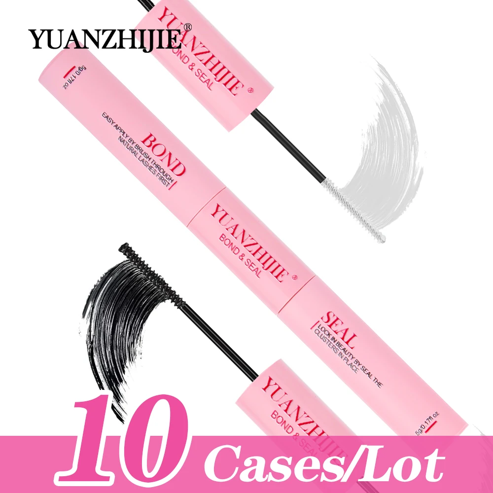 YUANZHIJIE 10cases/lot Double-ended Eyelash Glue Quick-dryin Long Lasting Mascara Super Strong Hold Waterproof Eyelash Glue