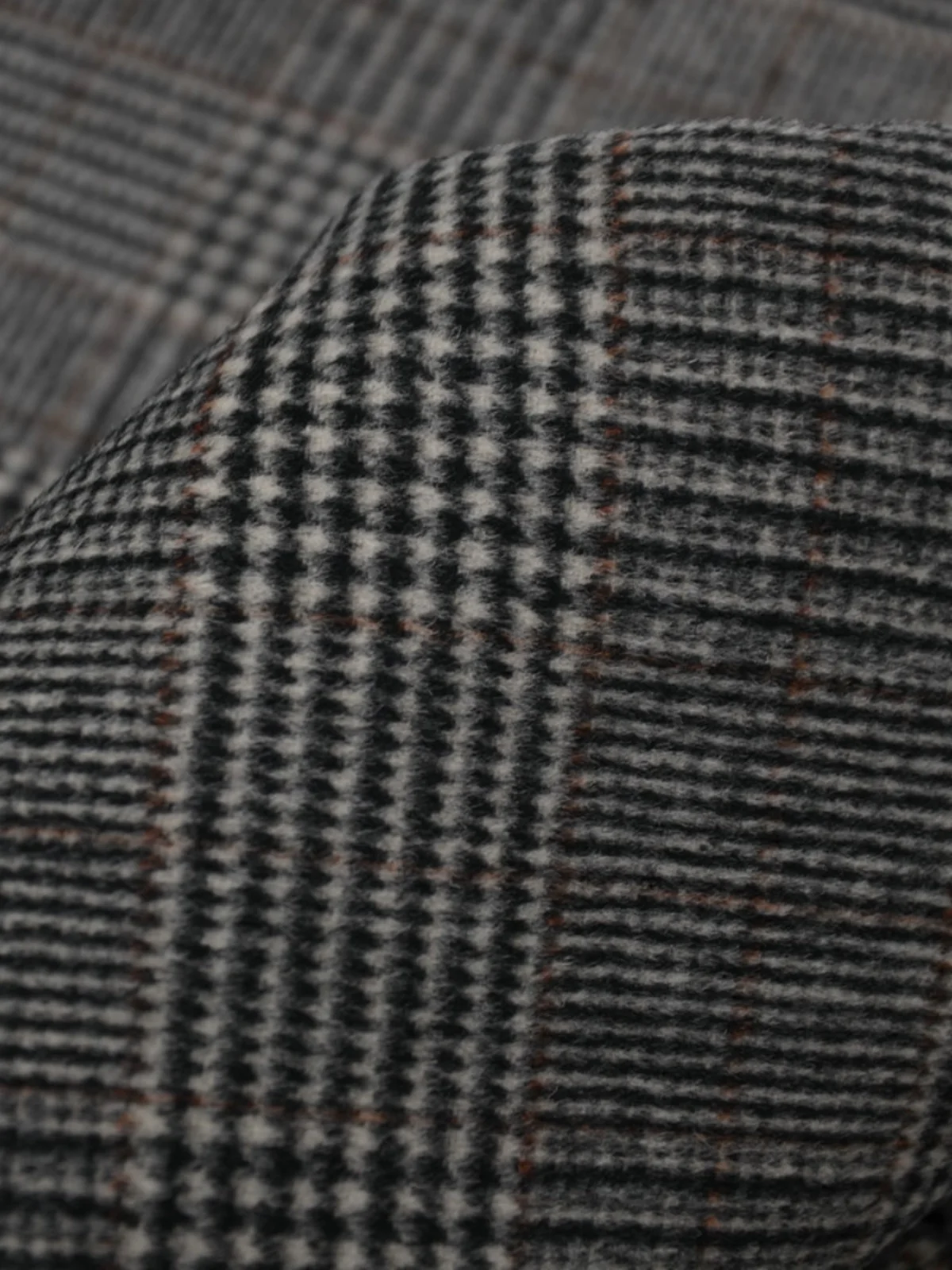 

Двусторонняя гладкая твидовая ткань 80 г/м² для пальто, черно-белая в клетку, осенне-зимний материал для юбок, для рукоделия и домашнего декора