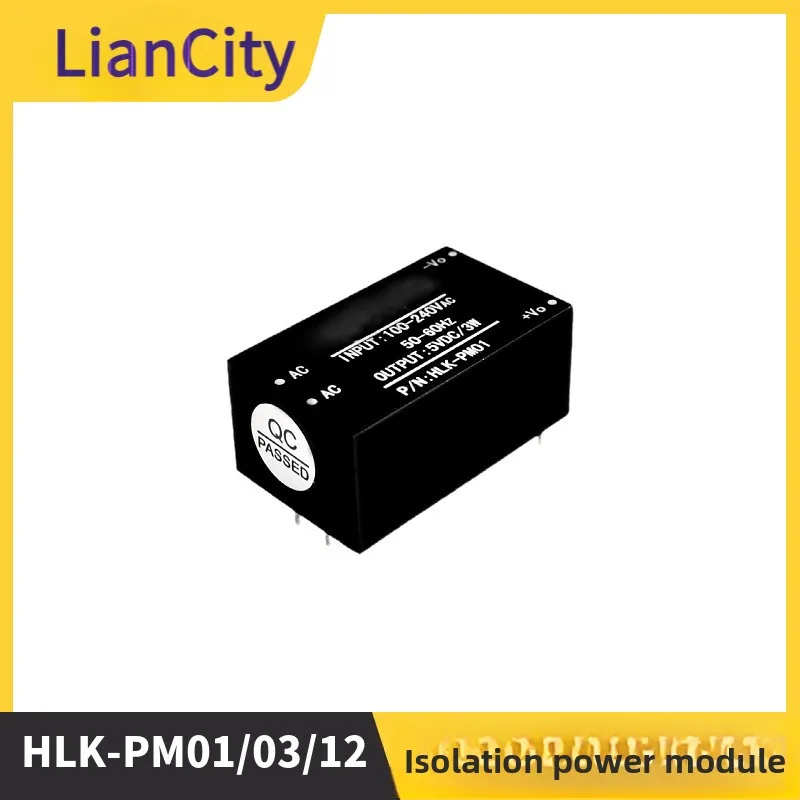 HLK-PM01/03/12 Isolated Power Module 220vTurn5vSmart Switch Step-Down Power Supply Module