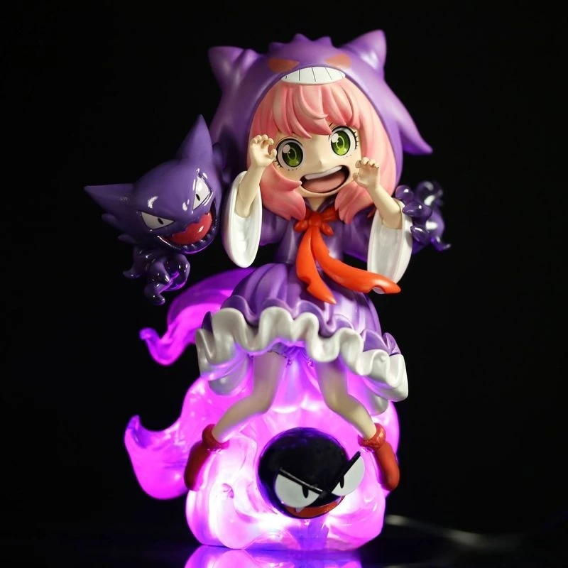 

Новый игровой домик Ani Ghost, милая девушка вокруг голосовой активированной светящейся модель ручной работы, настольные украшения, подарки ручной работы