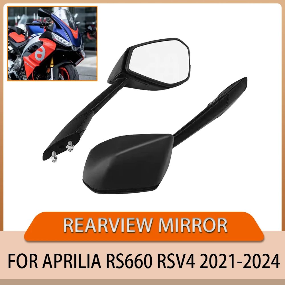 

Motorcycle Rearview Mirror Suitable For Aprilia RS660 RSV4 2021 2022 2023 2024 High-Quality Accessory Side Mirror