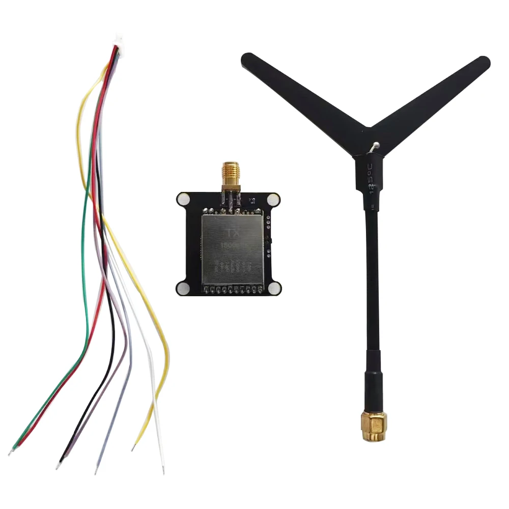 RCMOY 1.2G 1.3G 1060~1380MHz 1.6W 0.1mW/25mW/800mW/1600mW Video Transmitter VTX For FPV Racing Car Long Range