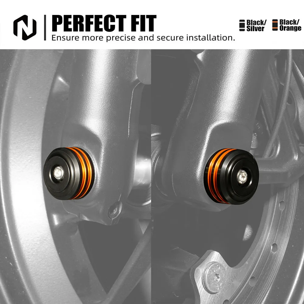 

For Harley Sportster S RH1250S 2021-2024 Front Axle Nut Covers For Harley Pan America 1250 Special RA1250S Nightster RH975 22-24