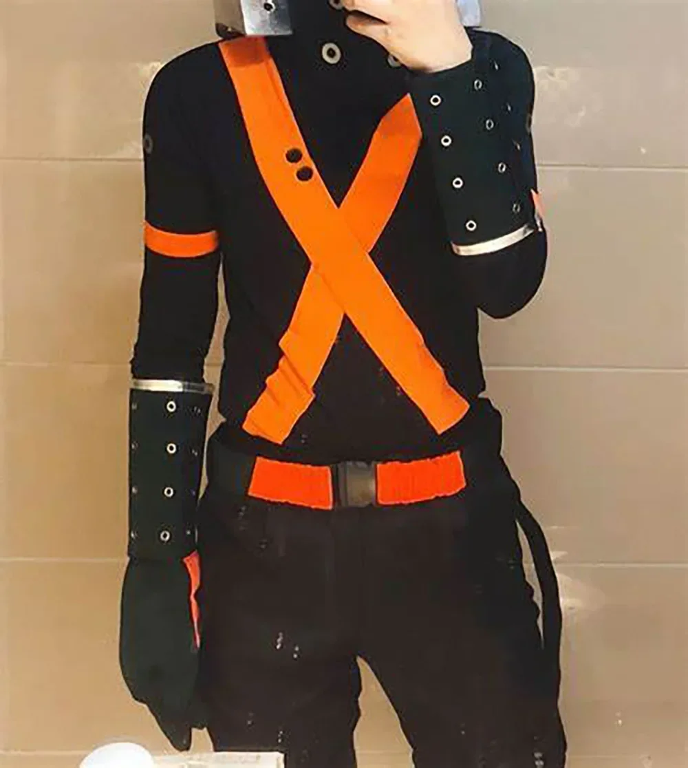 Anime Costume Katsuki Bakugou Cosplay Outfit Full Suit Halloween Carnival Cosplay Costume