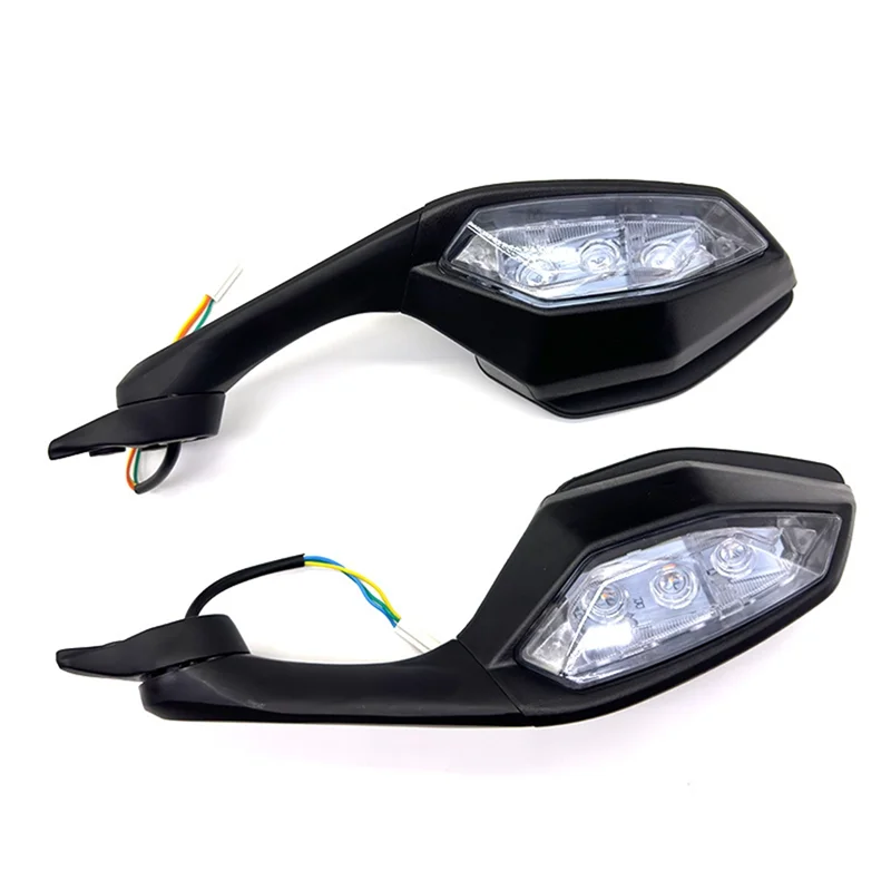 

Professional Motorcycle Left Right Rear View Mirrors With Turn Signals For YAMAHA YZF R1 2015-2024 YZF R6 2017-2022 YZF R1 R6 Mi