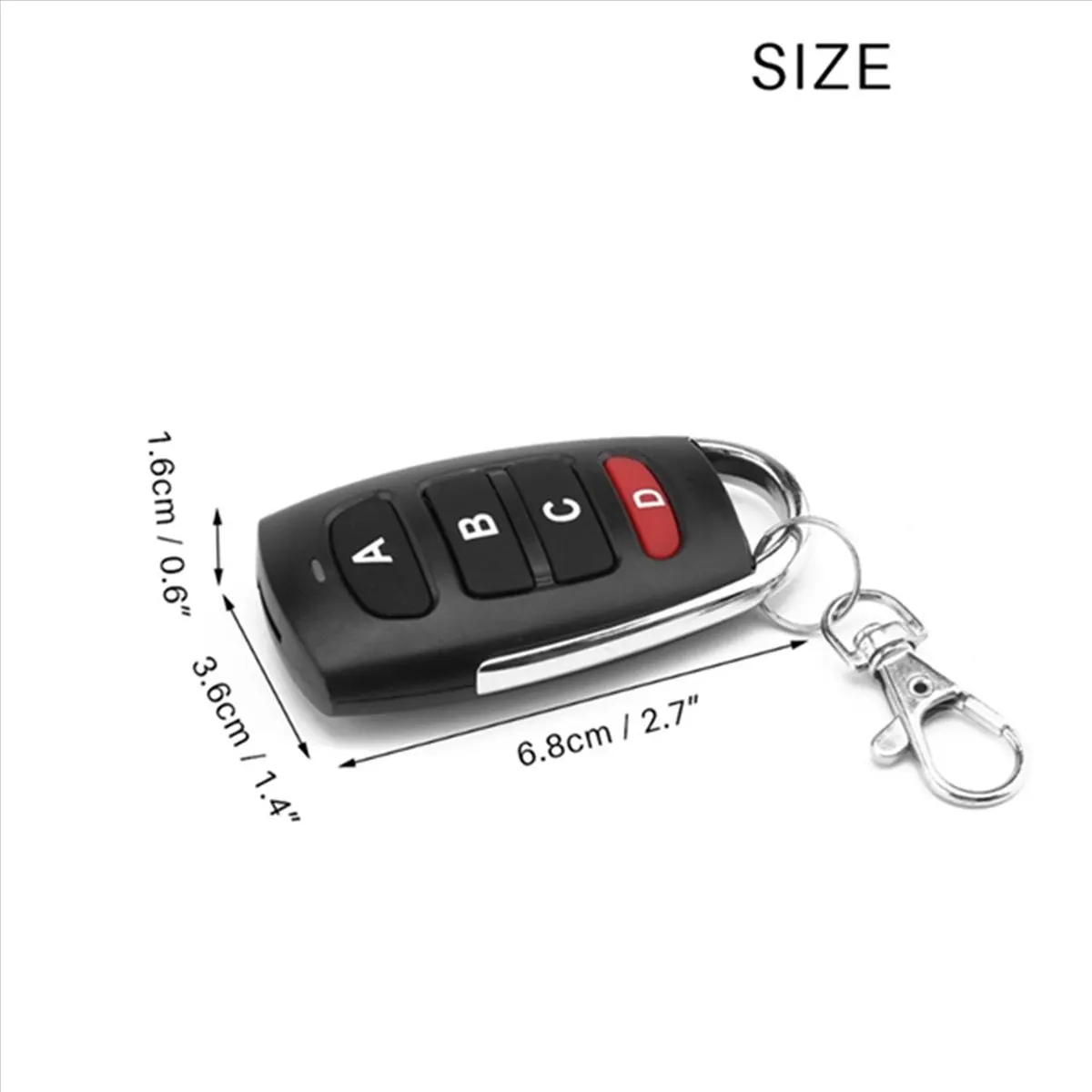 20PCS Wireless 433mhz Remote Control Copy Learning Fix Rolling Code 433 Mhz Key Remote Opener