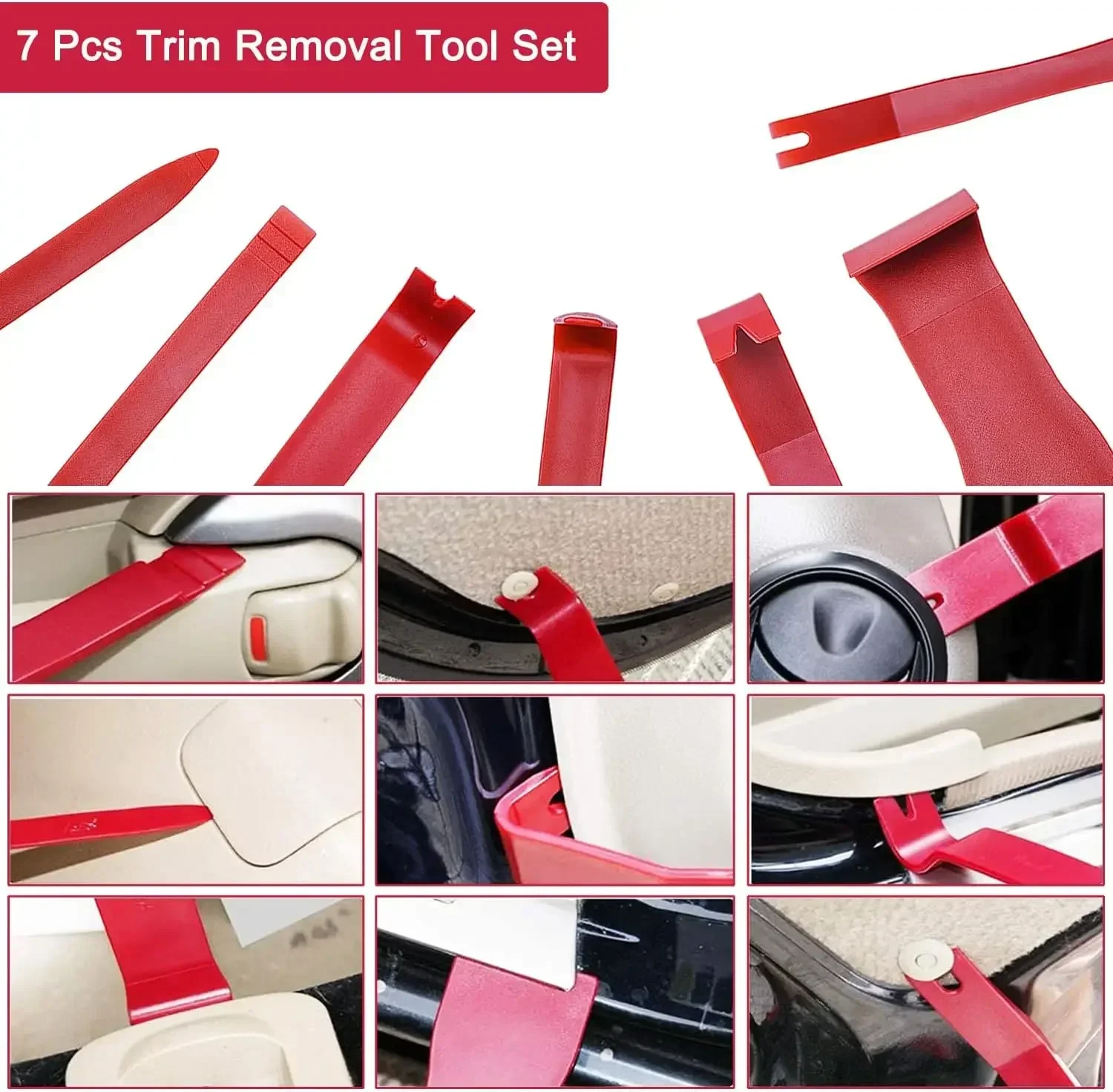 Car Door Tool Kit Inflatable Air Pump Auto Window Door Open Fixing Gripper Tools Long Reach Kits with Carrying Bag