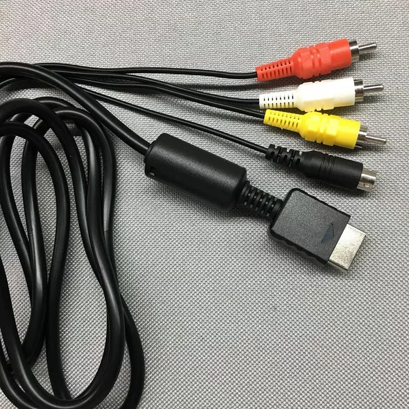 Cable for Play Station PS1  PS2 for PS3 S video cable S-Video AV Audio Video Cable Repair game accessories