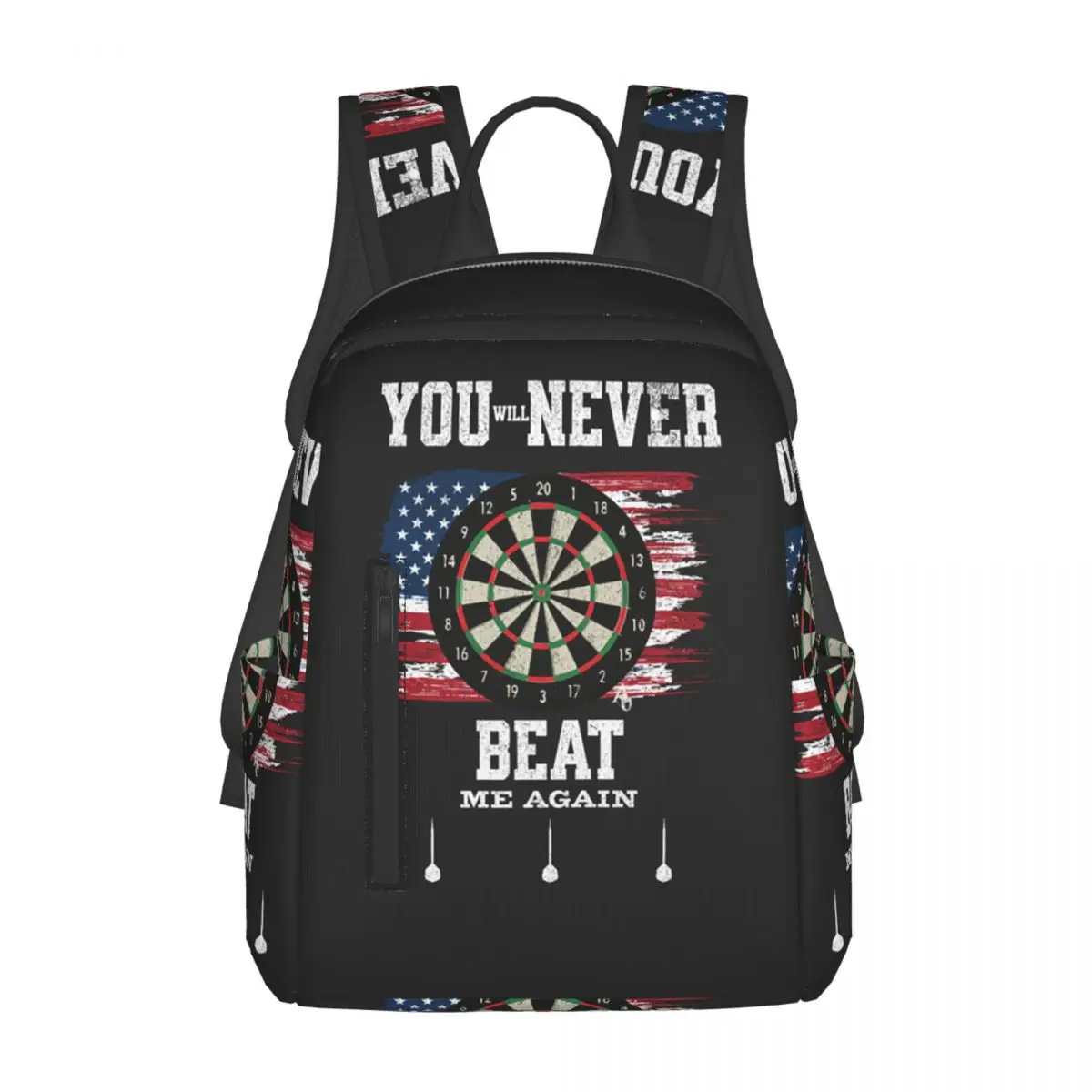 Dart Board Arrow Target Backpack Daypack Large Capacity Children BookBag School Bag Shoulder Bags for Men Women