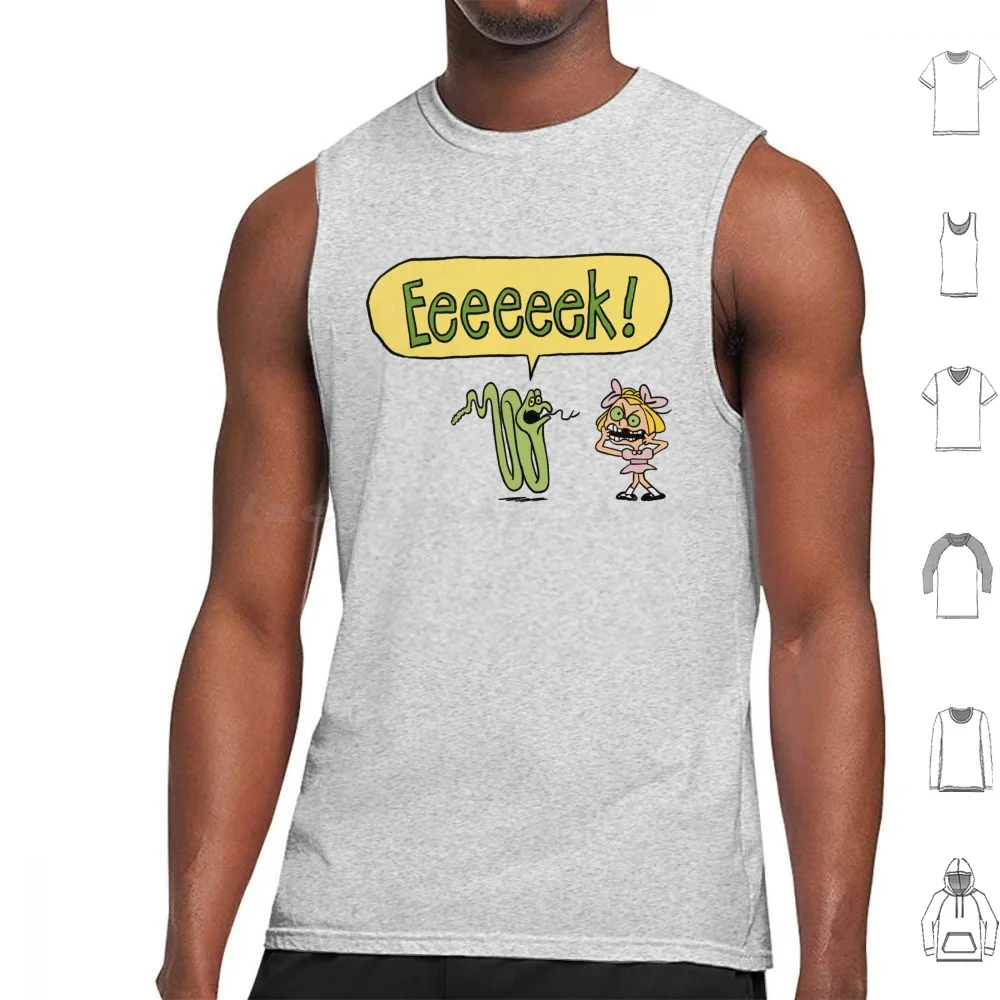 Eeeeeek! Tank Tops Vest Sleeveless Schoolhouse Saturday Morning Cartoons Cartoon Cartoons Animation Animated 1970s Pop