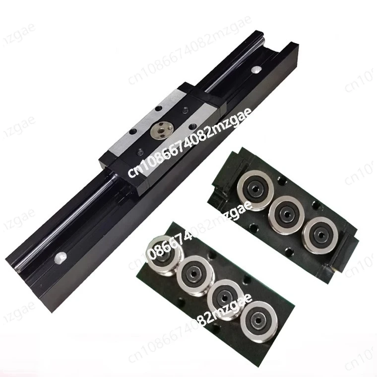 Silent Dust Proof Dual Axis Linear Rail with Roller Sliders, High Speed Slide Track for Furniture Applications