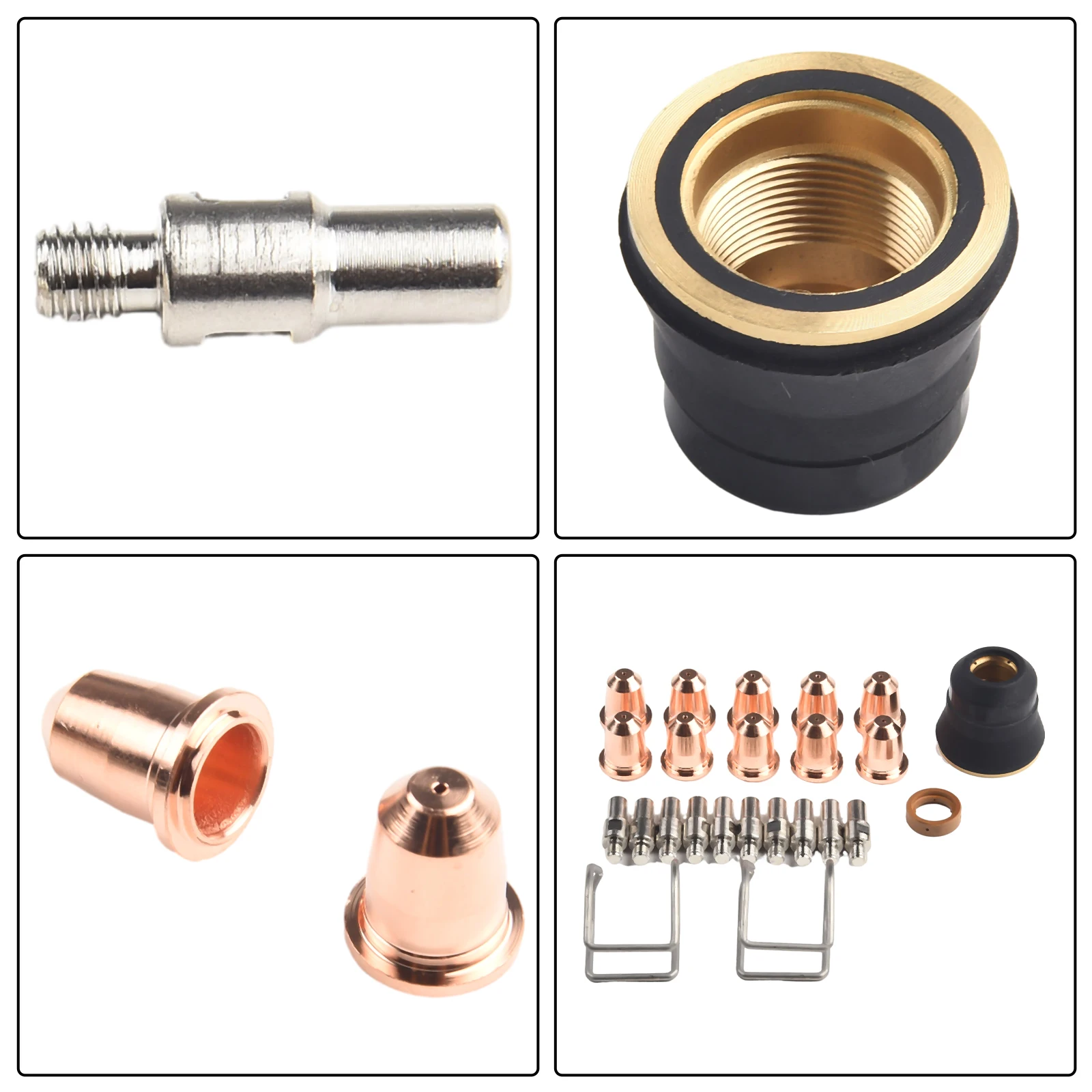 

Набор для плазменной резки из 24 предметов с пружинным направляющим элементом для плазменного резака Ref CV0010 WSP 08050 для Chicago Electric 95539 95413 60767 95136