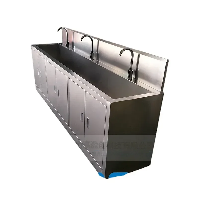 304 Stainless Steel Induction Sink for Hospital Pharma Factory Clean Room Wide Basin Hygienic Wash Station
