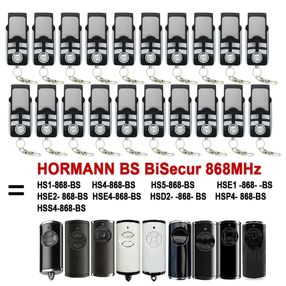 HORMANN BS HSE2-868-BS HSE4-868-BS HSE1-868-BS HS4-868-BS HS5-868-BS HS1-868-BS HSD2 HSP4 HSS4 Garage Door Remote Cotrol 868MHz