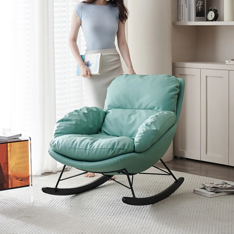 

Lounge chair anemone leather lazy sofa Jia