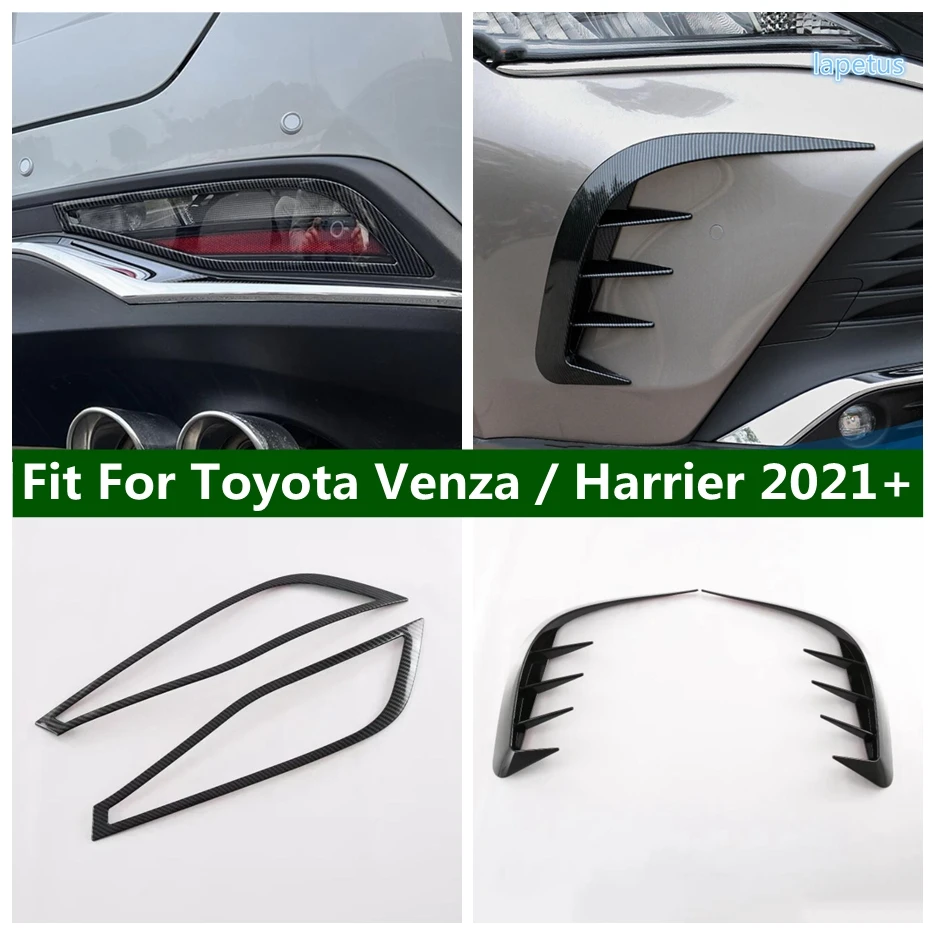 

Rear Fog Light Lamp Garnish Frame Front Foglight Eyebrow Eyelid Cover Trim For Toyota Venza / Harrier 2021 - 2024 Accessories