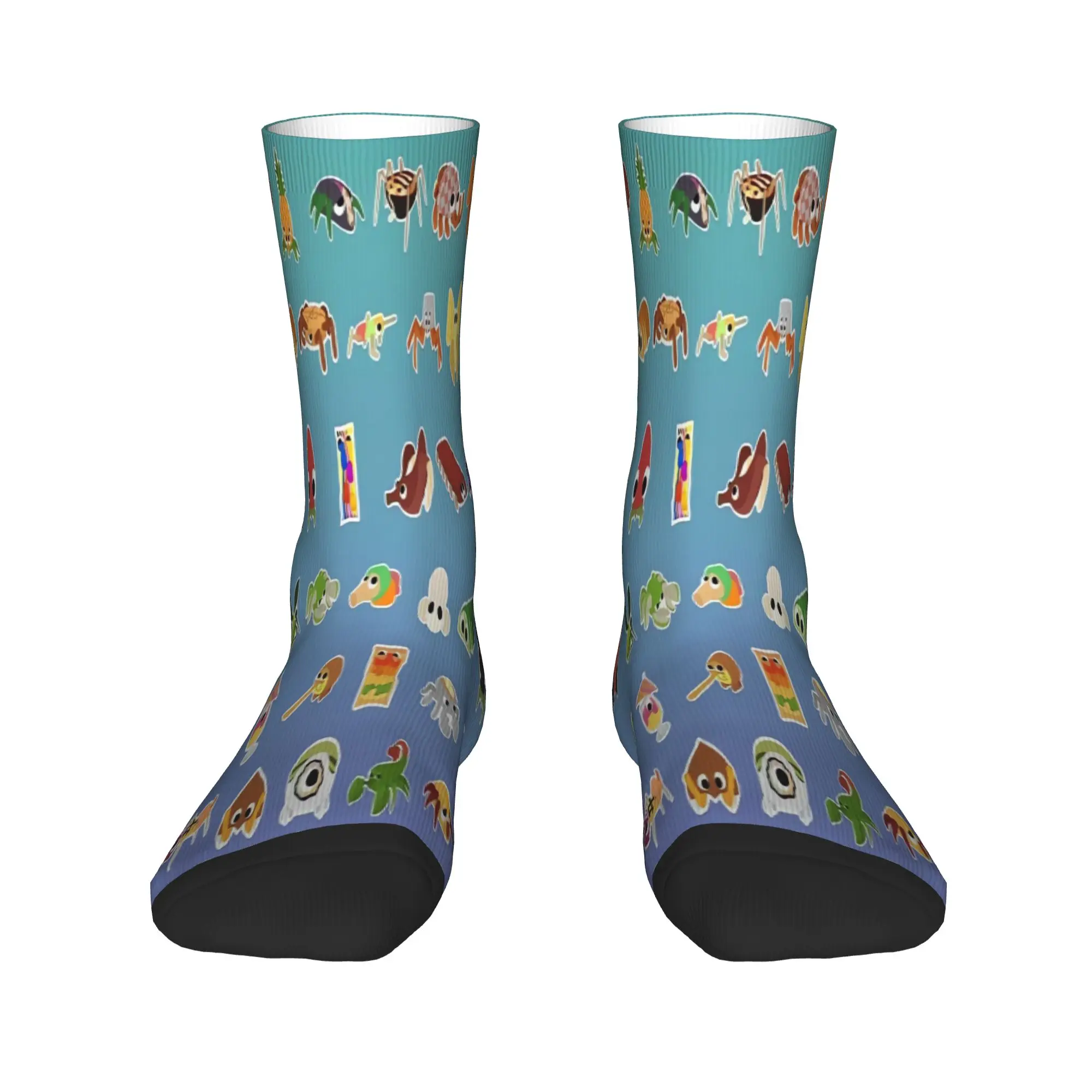 Bugsnax Advanture Game Socks Winter  Stockings Novelty Men Soft Breathable Socks Graphic Climbing Non Slip Socks