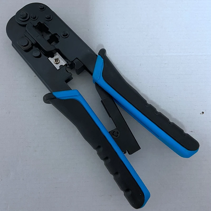 Herramienta de prensado RJ45, herramientas de corte de red RJ45, cortador de prensado 8P, alicate pelador para engarzado Modular RJ12 RJ11