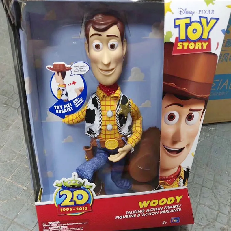 توي ستوري الذكرى العشرين كاوبوي وودي شخصيات جيسي شخصيات سحب خط الحديث التفاعلية الطنانة الخفيفة دمية Kawaii اللعب الهدايا #3