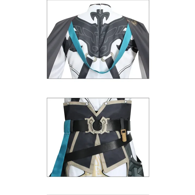 Nuovo gioco Honkai Star Rail Jing Yuan Costume Cosplay parrucca JingYuan uomini cinesi vestito Cosplay Halloween Carnival Party Suit XS-XXL