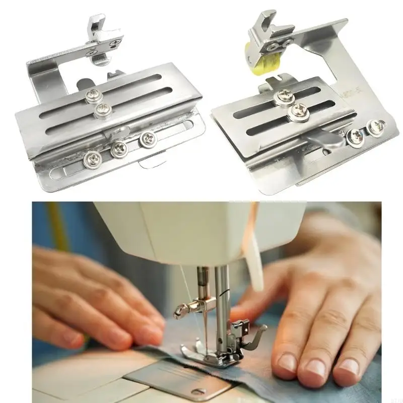 

Steel Fabric Ruffler Attachment For Sewing Machine Creates Even Pleats Quickly And Easily 37JD