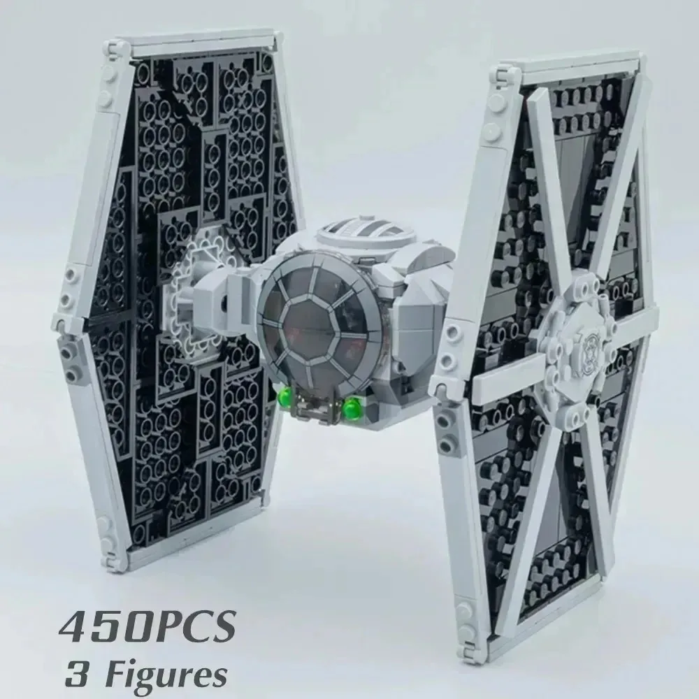 Hot In Stock Imperial Tie Fighter Building Blocks Model Kit -75300  Space Wars Themed Toy Set for Kids Boys Gift