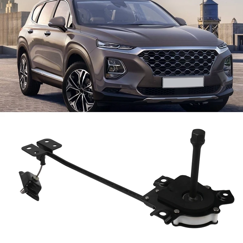 Piezas de coche negro 62800-B8000, soporte de neumático de rueda de repuesto, compatible con Hyundai Santa Fe 2013-2018, 1 unidad